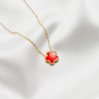 Collier Tsubaki une fleur