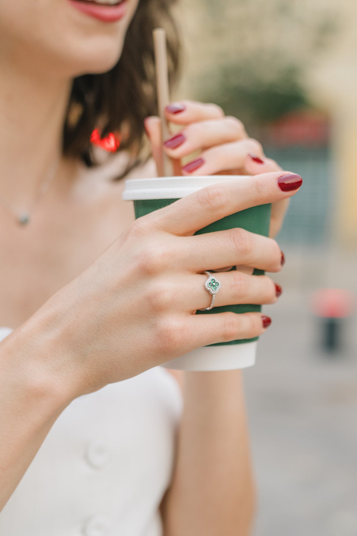 Bague Émeraudine