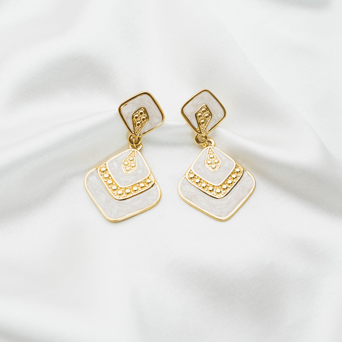 Boucles d'oreilles Origami