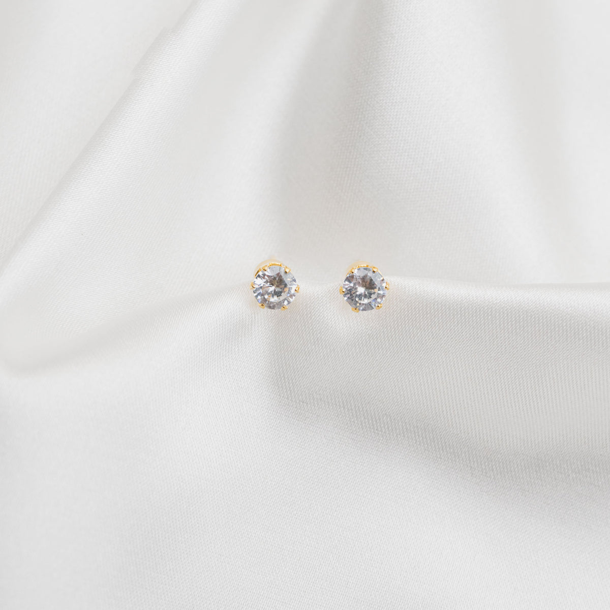 Boucles d'oreilles Solitaire