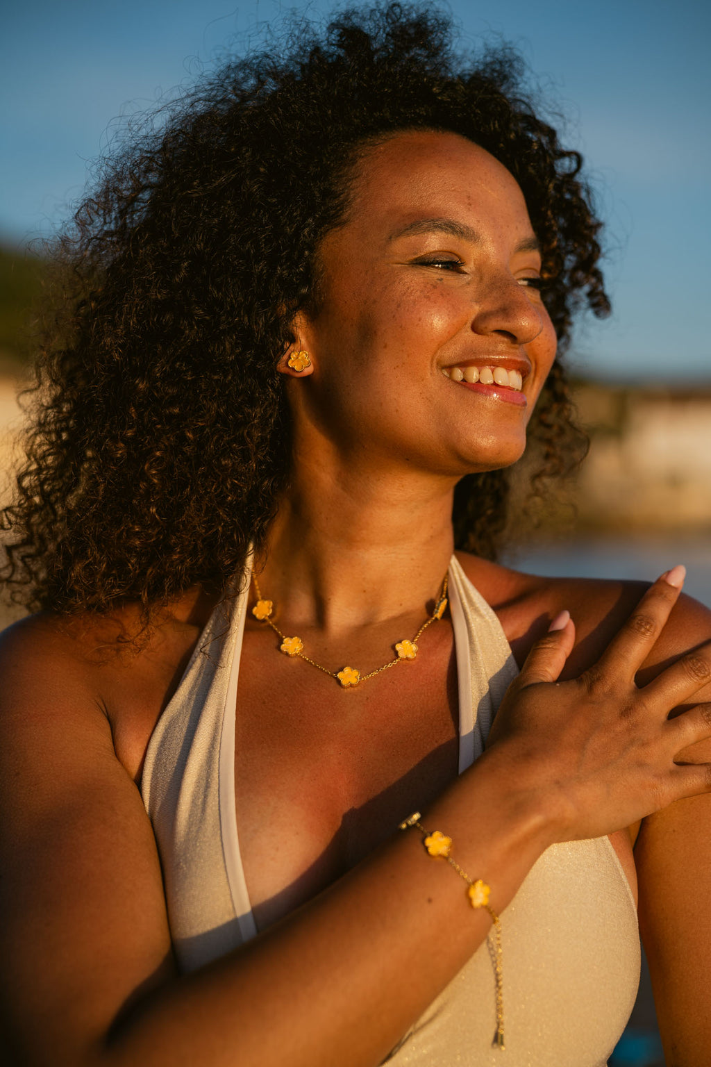 Boucles d'oreilles Yuzu