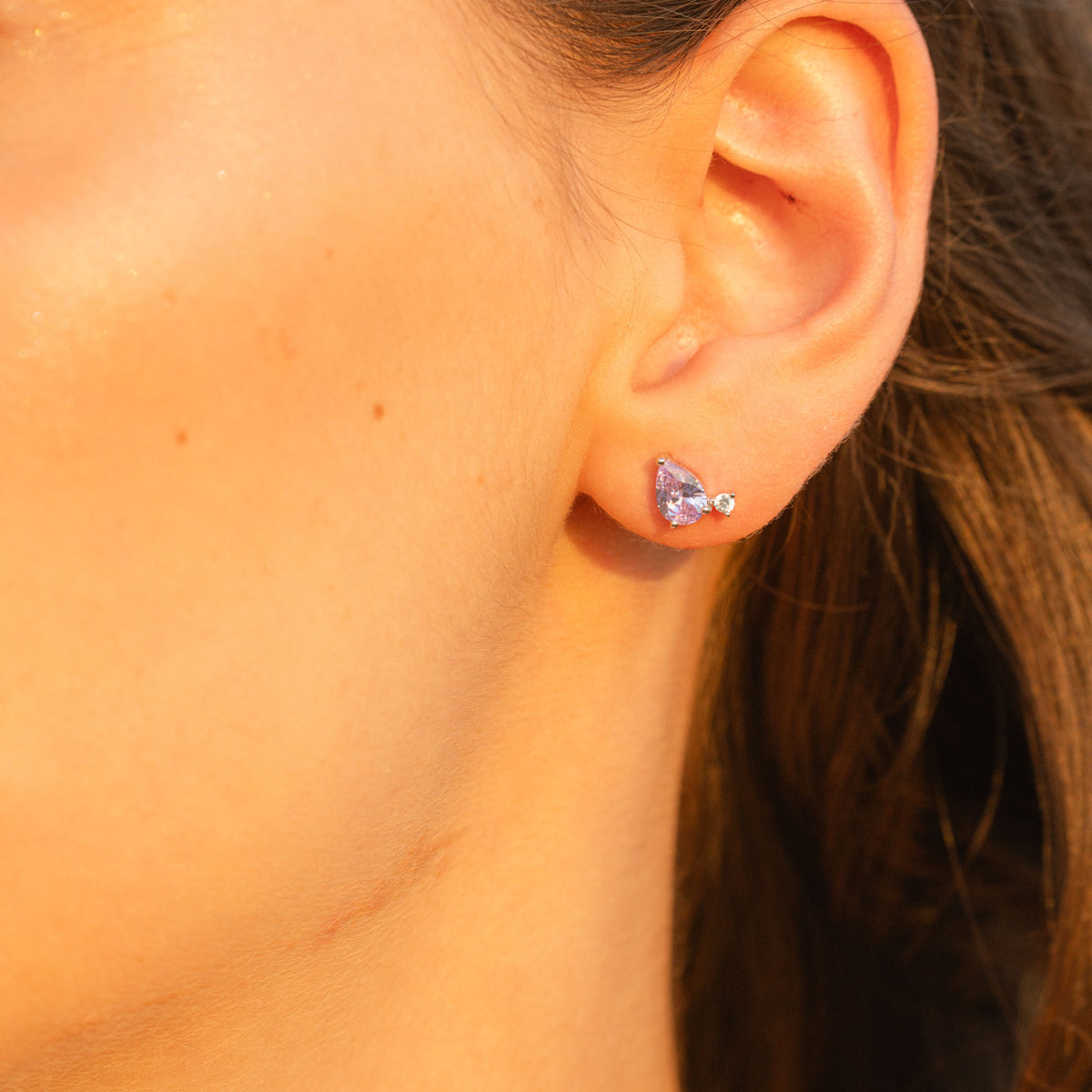Boucles d'oreilles Glycine