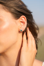 Boucles d'oreilles Émeraudine