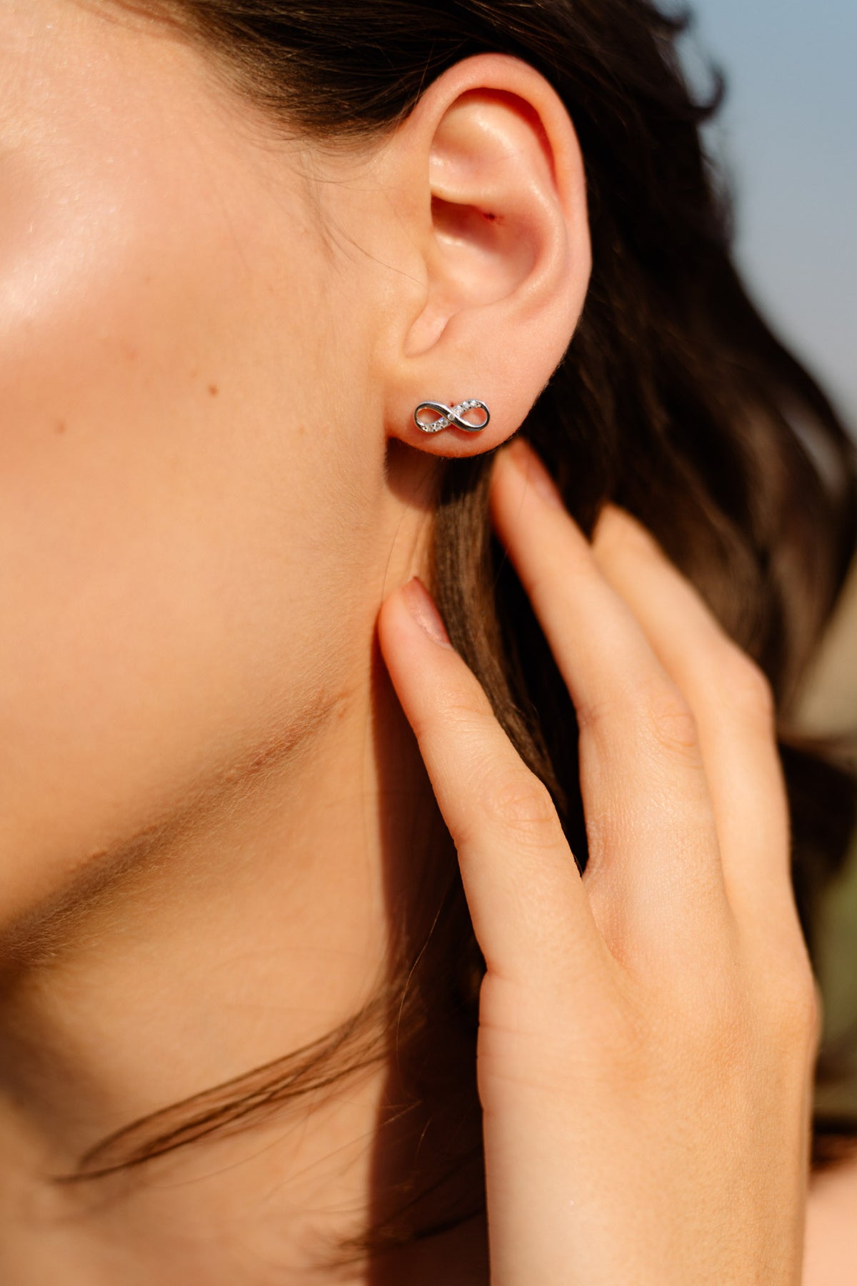 Boucles d'oreilles Infinie
