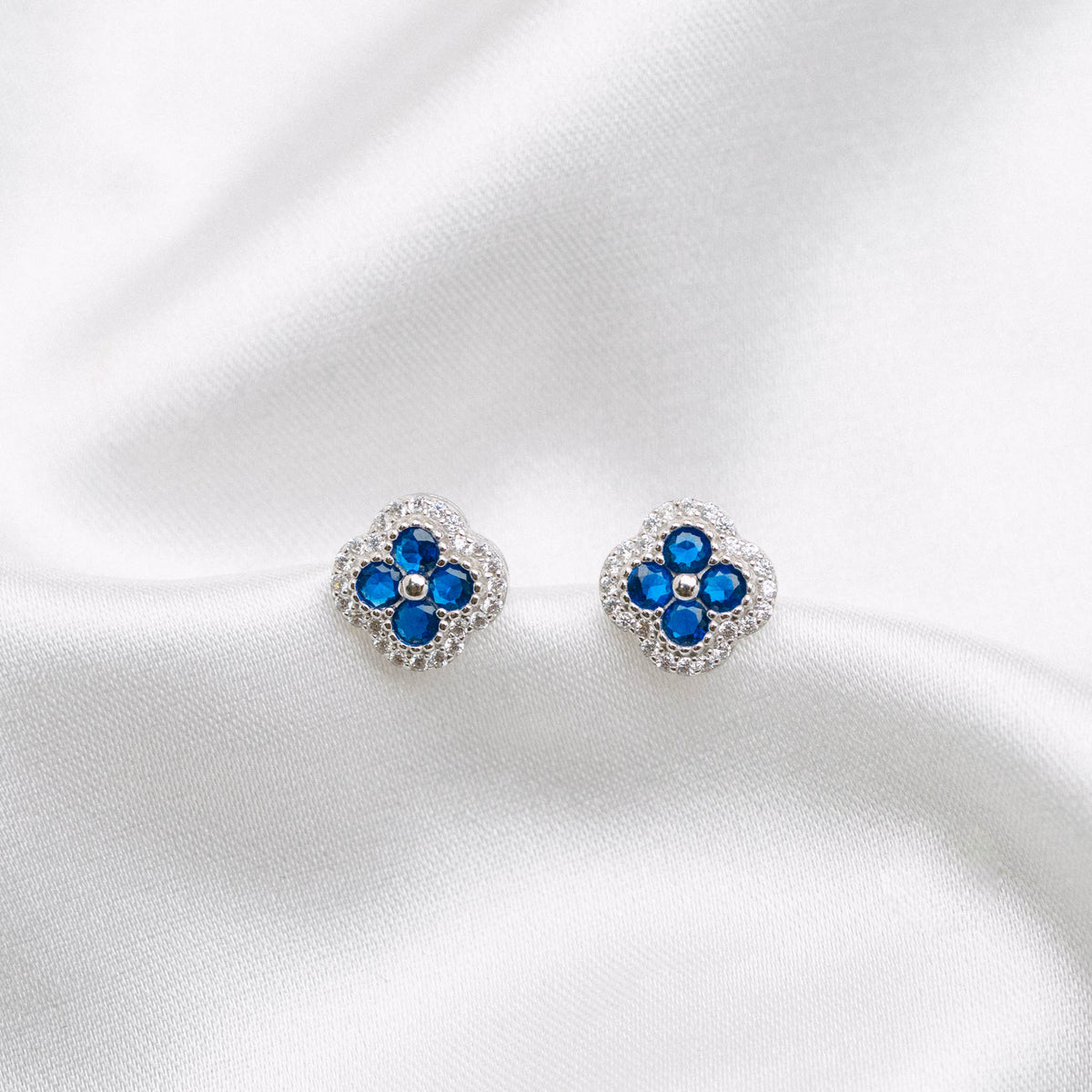 Boucles d'oreilles Saphirine